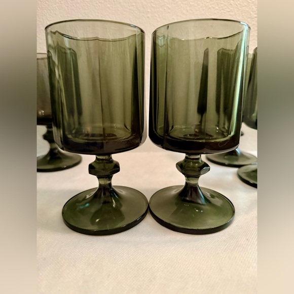 2 Indiana Glass Colony Nouveau water glasses. 10oz circa 1970s. - Picture 5 of 10